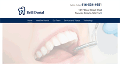Desktop Screenshot of brilldental.com